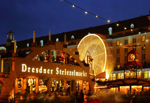 Dresden Striezelmarkt. Dresden, Germany